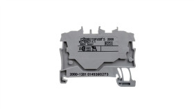 Złączka Szynowa 2-Przewodowa 1,0Mm2 Szara 2000-1201 Topjobs