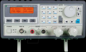 K852A SPL 250-30 electronic load, 250 W, 30 A, RS232, GPIB