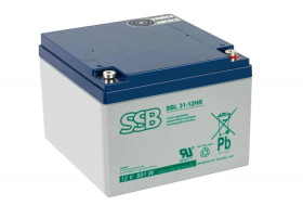 Akumulator VRLA AGM 12V 26Ah (żywotność 15lat) SBL31-12HR