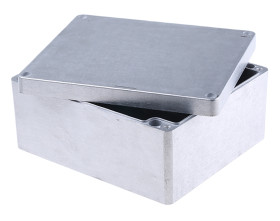 Obudowa Aluminium odlewane szerokość zew. 200 mm długość zew. 230 mm wys. zew. 11,5 mm Hammond IP66 Naturalny