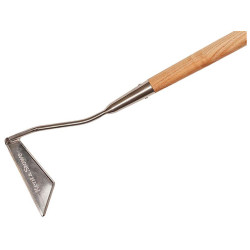 Kent &amp; Stowe 70100037 Stainless Steel Long Handled 3-Edged Hoe, FSC&#xAE;