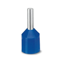 Tulejka kablowa izolacyjna 2,5mm2AI-XL 2,5- 8 BU tulejki o długości 8mm, kolor niebieski 3201929 /100szt./