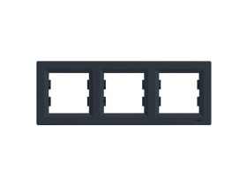 ASFORA Ramka 3 potrójna pozioma antracyt EPH5800371 SCHNEIDER ELECTRIC