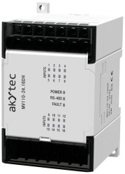 Moduł wejściowy cyfrowy PLC akYtec MV110-24.16DN 56300 24 V/DC