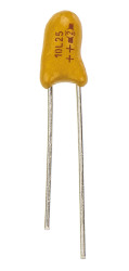 Kondensator tantalowy 10μF 25V dc THT ±20