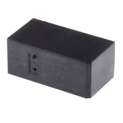 Przekaźnik mocy 5V dc SPDT Omron 250mW, montaż PCB 100Ω Otwór przezierny