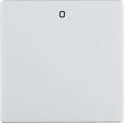Klawisz z nadr. "0" łącz. 1-kl., biały, aks