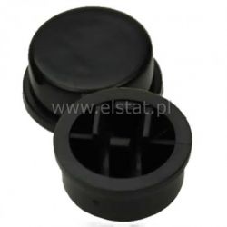 Klawisz okrągły czarny na przeł.13x5.6mm