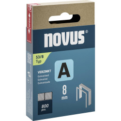 Novus 042-0777 Staple Strip, 800 pieces, Type 53, 8x11.3mm, Multi-Tacker Use
