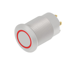 Nasadka przełącznika Chwilowy SPST średnica wycięcia 12mm Montaż śrubowy TE Connectivity