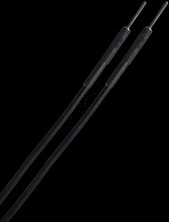 Flexible jumpers, 15 cm, plug/plug, black