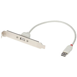 LINDY 33123 USB 1.1 Adapter A-A 0.3m connects USB devices with ease