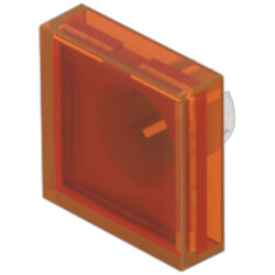 EAO 61-9671.3 Lens flush mounting orange 18x18 plastic transparent
