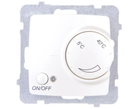 KARO Regulator temperatury /czujnik podłogowy/ ecru perłowy RTP-1S/m/42