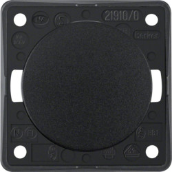 Łącznik klawiszowy przyciskowy zwierny czarny połysk Integro Flow/Pure 936712510