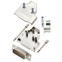 Encitech 6355-8060-02 D-Sub 26-pin Strip 35&#xB0; Solder Bucket 1pc.
