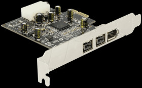89153 PCI Express Firewire card, 1xA + 2xB external