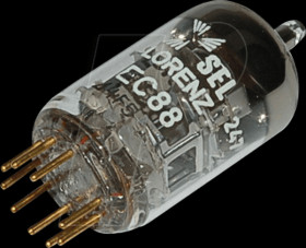 EC88 Electron tube, triode, Noval, 9-pin, 6.3 V