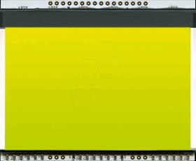 EA LED78X64-G LED lighting for EA DOGXL160-7, 73 x 47 mm, yellow / green
