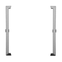 ARIA Ramka ozdobna do gniazd podwójnych szary mat RO-3U/70