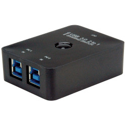 Value 14.99.2015 USB changeover switch 3 ports USB 3.2 Gen 1 Black