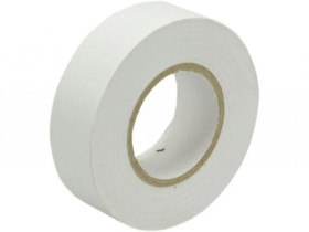 Taśma izolacyjna PVC biała 0,13 x 15mm x 10m / 24427