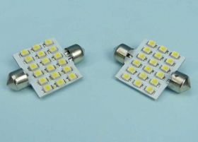 SV-8,5 12V 42mm BIAŁA 18xLED 1,0W