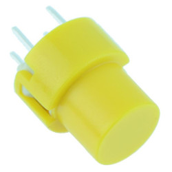 Yellow Round PCB Keyboard Switch SPST
