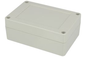 Obudowa; uniwersalna; Z128JH TM; poliwęglan; 105mm; 70mm; 40mm; IP65; jasnoszary; z tulejkami mosiężnymi; Kradex; RoHS