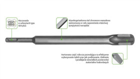 Bruzdownik 22X250mm Sds-Plus