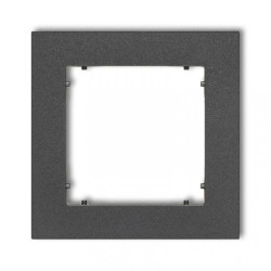 MINI Ramka pojedyncza grafitowa 11MR-1