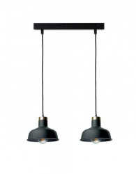 Lampa wisząca nowoczesna 2xE27 HEBE BLACK