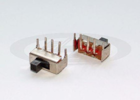 przełącznik przesuwny 2-położeniowy 1-sekcyjny SKB12F23 G4 L=4,0mm kątowy Lup Fung