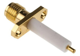 Złącze koncentryczne, 50, 18GHz, Żeński, Lutowane, Montaż na kołnierzu