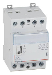 Stycznik instalacyjny Legrand Legrand 412553 412553, 4 styki, 230 V, 40 A, 1 szt.