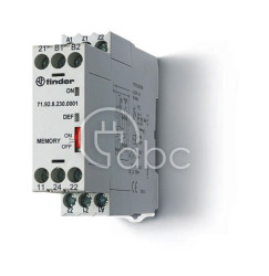 Przekaźnik termistorowy pamięć błędów z funkcją MANUAL lub AUTO RESET lub...