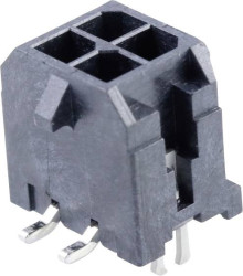 Molex 430450415 Listwa kołkowa, męska, do wbudowania, standardowa, piny: 4, 8.5 A, 1 szt.