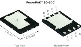 MOSFET N-kanałowy 204 A PowerPAK SO-8DC 60 V SMD 0.0012 Ω