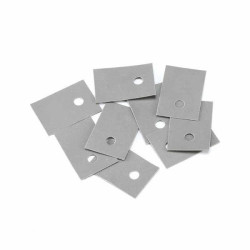 18x13mm Thermally Conductive Silicone Pad TO220 - 10 pcs - TO-220 Insulation