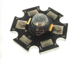 LED 3W GWIAZDA CZERWONA 77lm