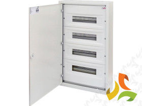 Rozdzielnica natynkowa 72 modułowa 4x18M drzwi metal IP30 WRP18-4 001101384 ETI