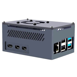 Tall Aluminium Cooling Case for Raspberry Pi 5