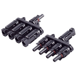 BKL 2800016 PV4 T-adapter 4/1 2 pcs for parallel photovoltaic circuits