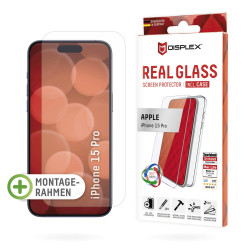 DISPLEX 01847 Szkło ochronne na wyświetlacz Apple iPhone 15 Pro 1 szt. Anti Fingerprint (Odcisk palca) 01847