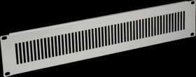 691266NPF.GR 19" blind plate, perforated, 2U, RAL7035