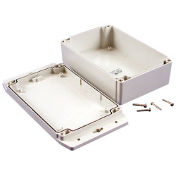 Hammond 1555HF42GY IP67 ABS Enclosure with Flanged Lid L Grey 180 x 120 x 62mm