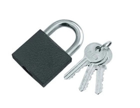 Kłódka żeliwna szara 32mm pudełko MN-02-232 /6szt./