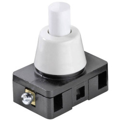 interB&#xE4;r 8001-007.01 Pushbutton Switch 250V AC 6A On/Off 27x16x29.7mm