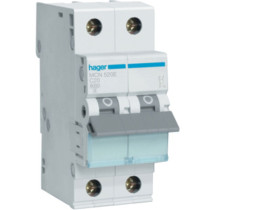 Wyłącznik nadprądowy C 20A 2P 6kA MCN520E HAGER