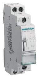 Przełącznik przepięciowy szyna Hager EPN524 2 NO 24 V/AC, 12 V/DC 16 A 1 szt.